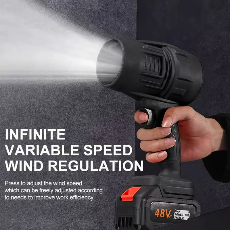 Cordless Air Blower Powerful Jet Fan Mini Turbo Fan Thrust Violent Leafs Duster Handheld Power Tools