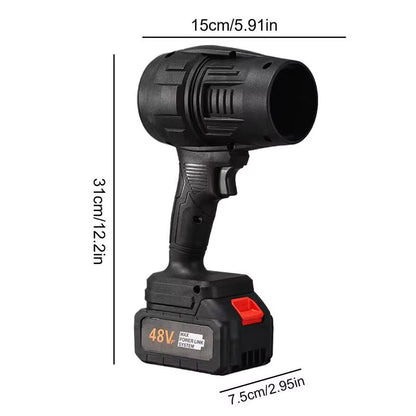 Cordless Air Blower Powerful Jet Fan Mini Turbo Fan Thrust Violent Leafs Duster Handheld Power Tools