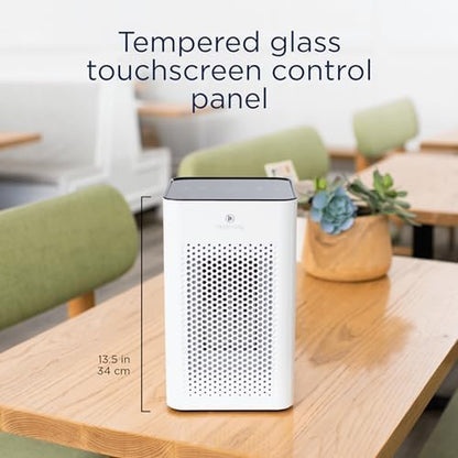 Medify MA-25 Air Purifier with True HEPA H13 Filter | 825 Ft² Coverage in 1Hr for Allergens, Smoke, Wildfires, Odors, Pollen, Pet Dander | Removal to 0.1 Microns | White, 1-Pack