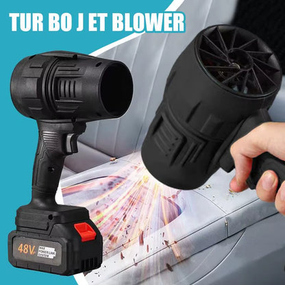 Cordless Air Blower Powerful Jet Fan Mini Turbo Fan Thrust Violent Leafs Duster Handheld Power Tools