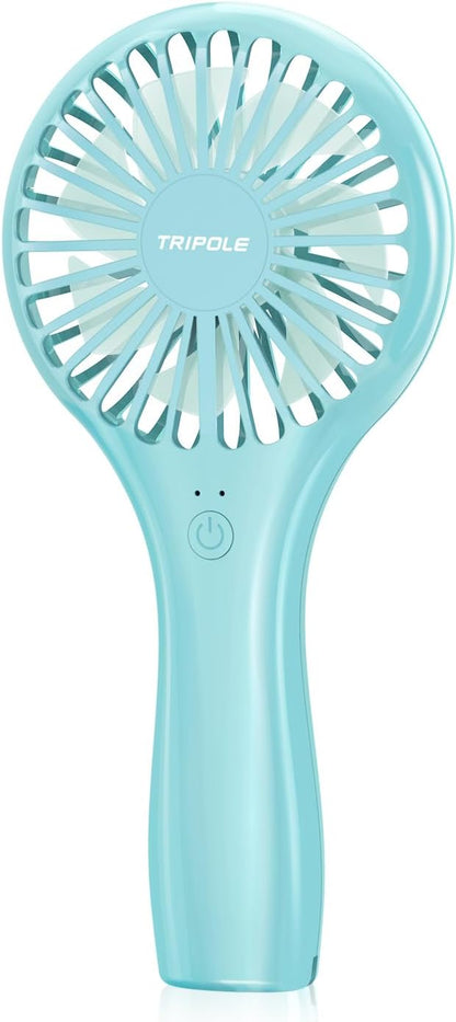 Mini Handheld Fan Battery Operated Small Personal Portable Fans Speed Adjustable USB Rechargeable Fans Cute Design Powerful Eyelash Fan for Stylish Kids Girls Women Men Indoor Outdoor Travel