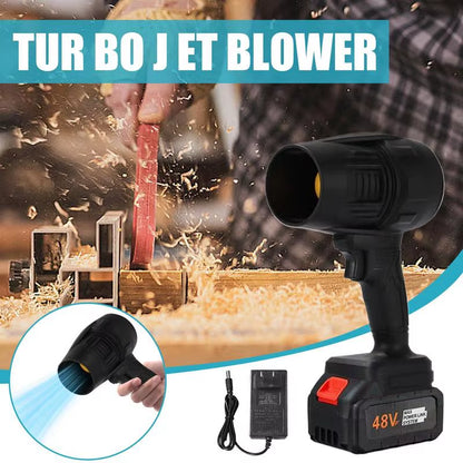 Cordless Air Blower Powerful Jet Fan Mini Turbo Fan Thrust Violent Leafs Duster Handheld Power Tools